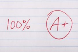 graded homework, representing how fluency (not just test scores) determine skill mastery