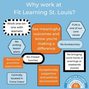Ten compelling reasons to work at Fit Learning St. Louis